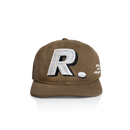RFA Wool Hat: “R.” Logo [Brown]