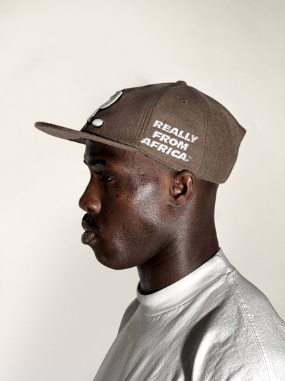 RFA Wool Hat: “R.” Logo [Brown]