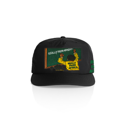 RFA: ‘Chalkboard’ Nylon Hat – Black