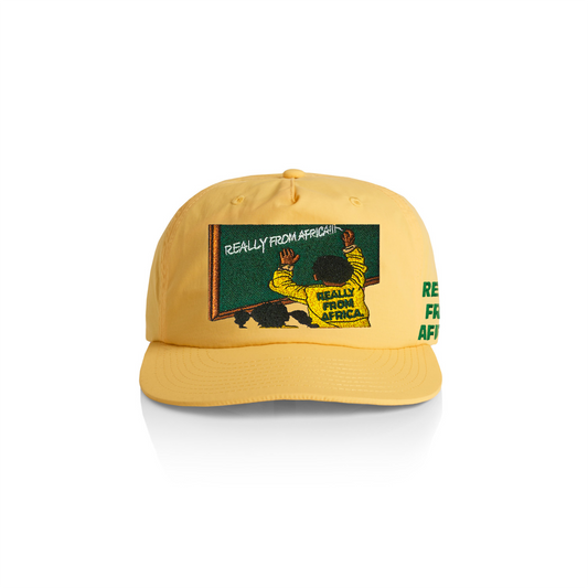 RFA: ‘Chalkboard’ Nylon Hat – Dakar Yellow
