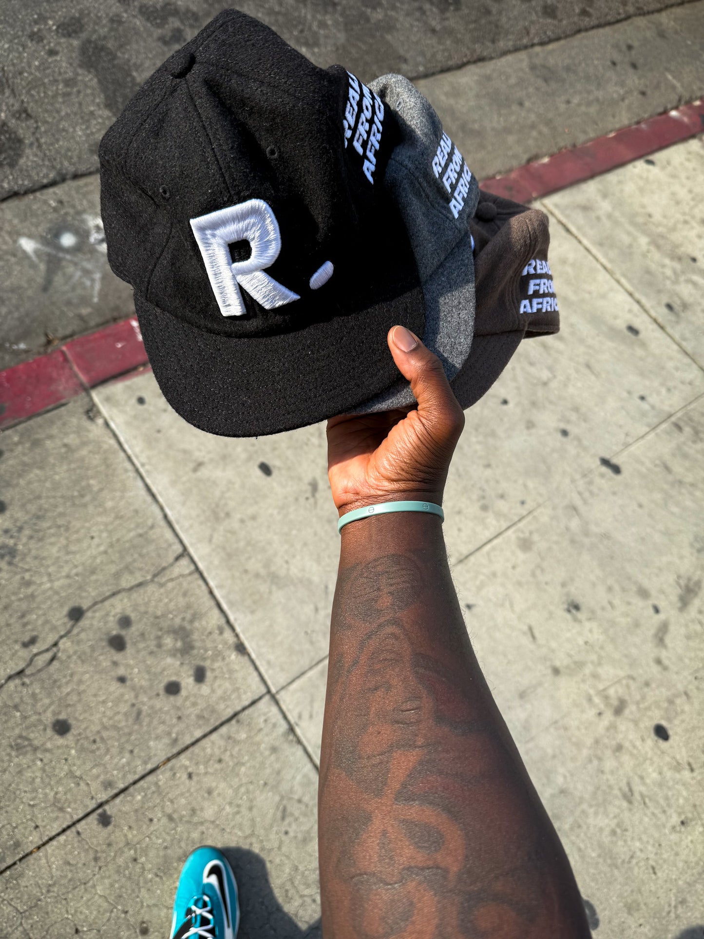 RFA Wool Hat: “R.” Logo [Grey]