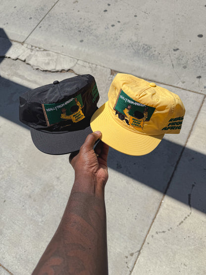 RFA: ‘Chalkboard’ Nylon Hat – Dakar Yellow